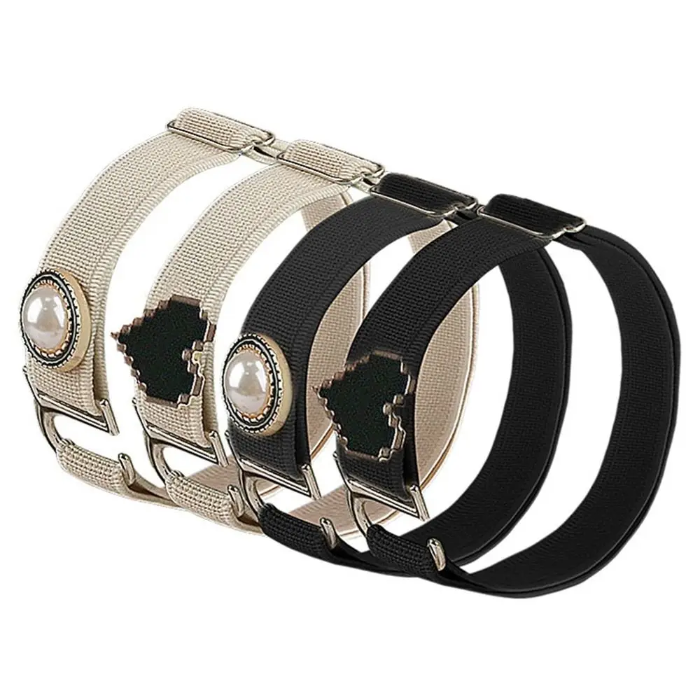 1PairWomenLovePearlShoelacesforHighHeelsAdjustableShoeBelt