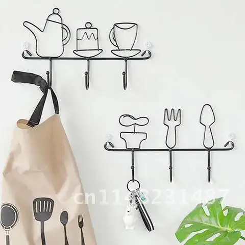 

1 шт. простой крючок для чайника Ynaayu вешалка для пальто и кепок настенная вешалка для гостиной спальни 2 шт. гвозди в подарок