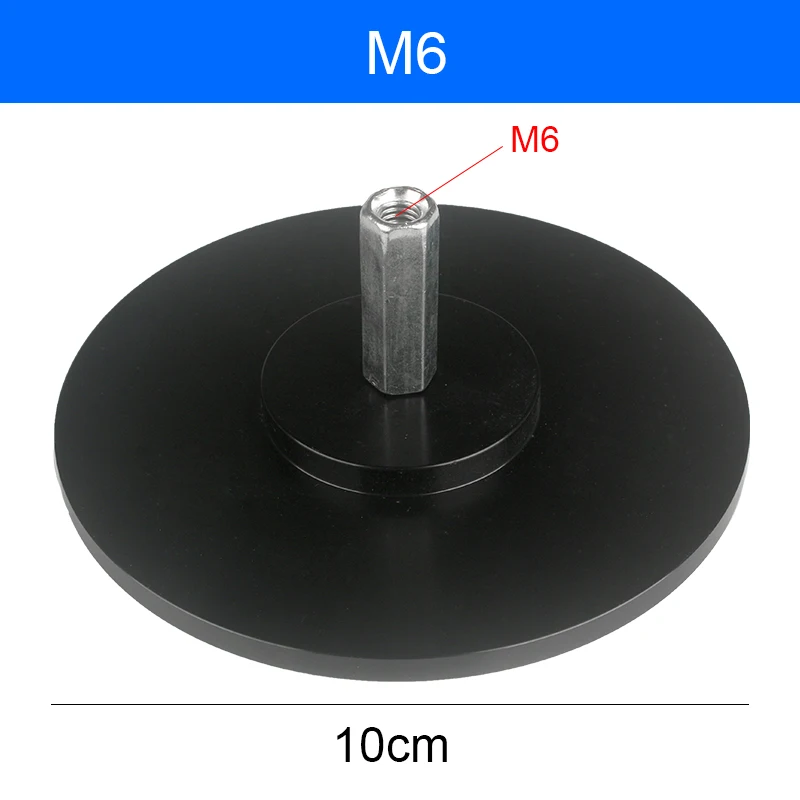 Black Suction Cup Adapter for Sex Machine M6 M8 M10 Connector Reciprocating Linear Actuator Attachments Part End Quick Connector