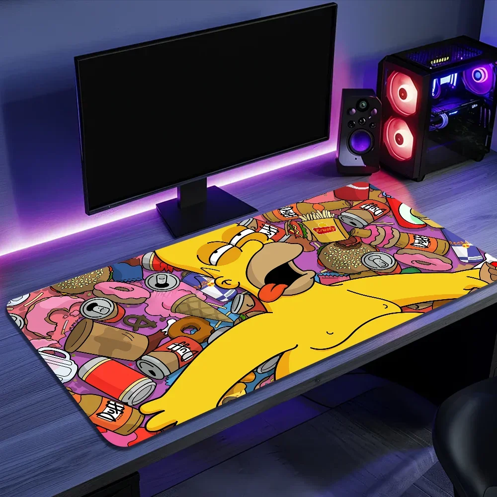 The S-Simpsons FunnyS Large PC Mouse Pad For Non-Slip Gaming Laptops Gamer Carpet Keyboard Mat Desk Protector 6