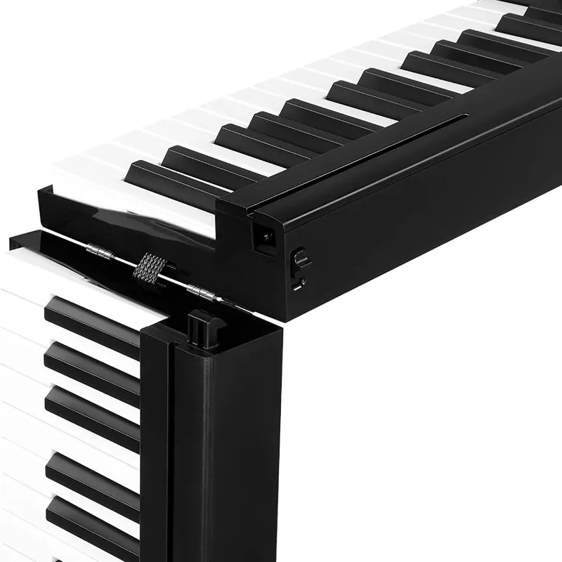 61-key Folding Piano Portable Beginner Home Bluetooth MIDI Foldable Electronic Piano Multifunctional Musical Keyboard Instrument