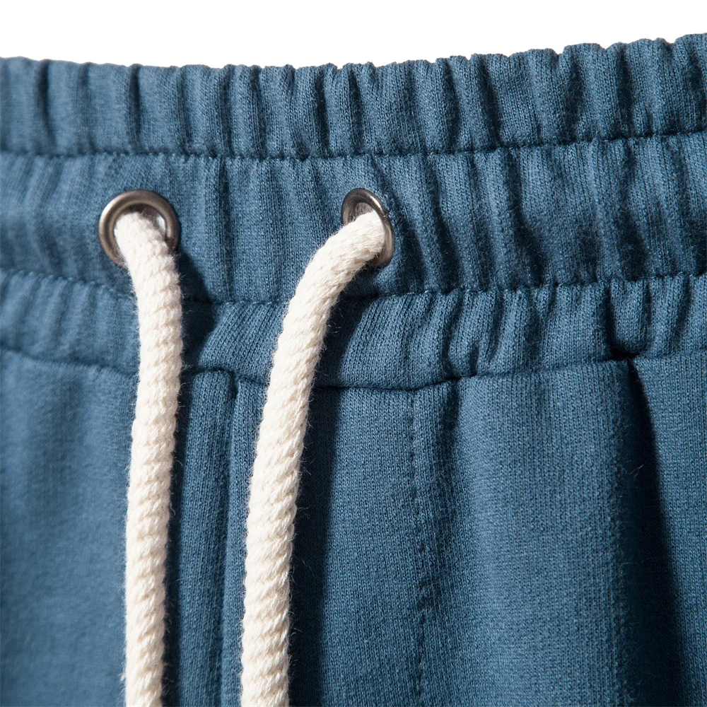 AIOPESON Men's Pocket Shorts 100% Cotton Casual Sports Shorts Men's Elastic Waist High Quality Sports Shorts Summer Men's Shorts 4