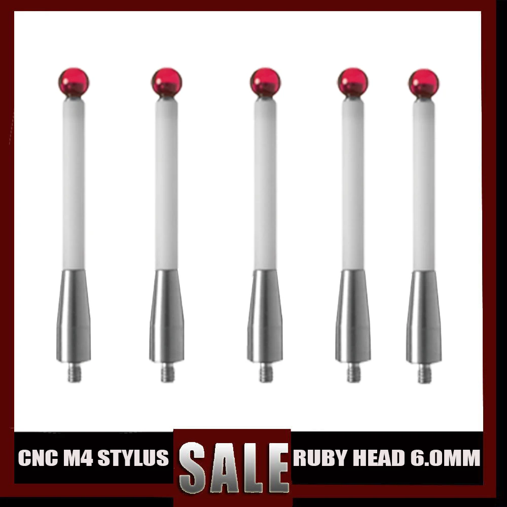

Cnc M4 Three-coordinate Ceramic Rod Stylus Three-dimensional Probe Ruby Head 6.0mm Replaces Renishaw Stylus