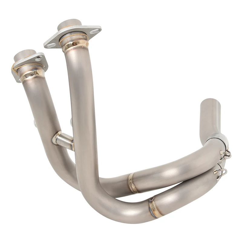 Slip On Motorcycle Exhaust Modify Titanium Alloy Front Link Pipe For CFmoto NK400 NK650 400GT 650GT 400TR 650TR 2019-2023 Years - Image 4