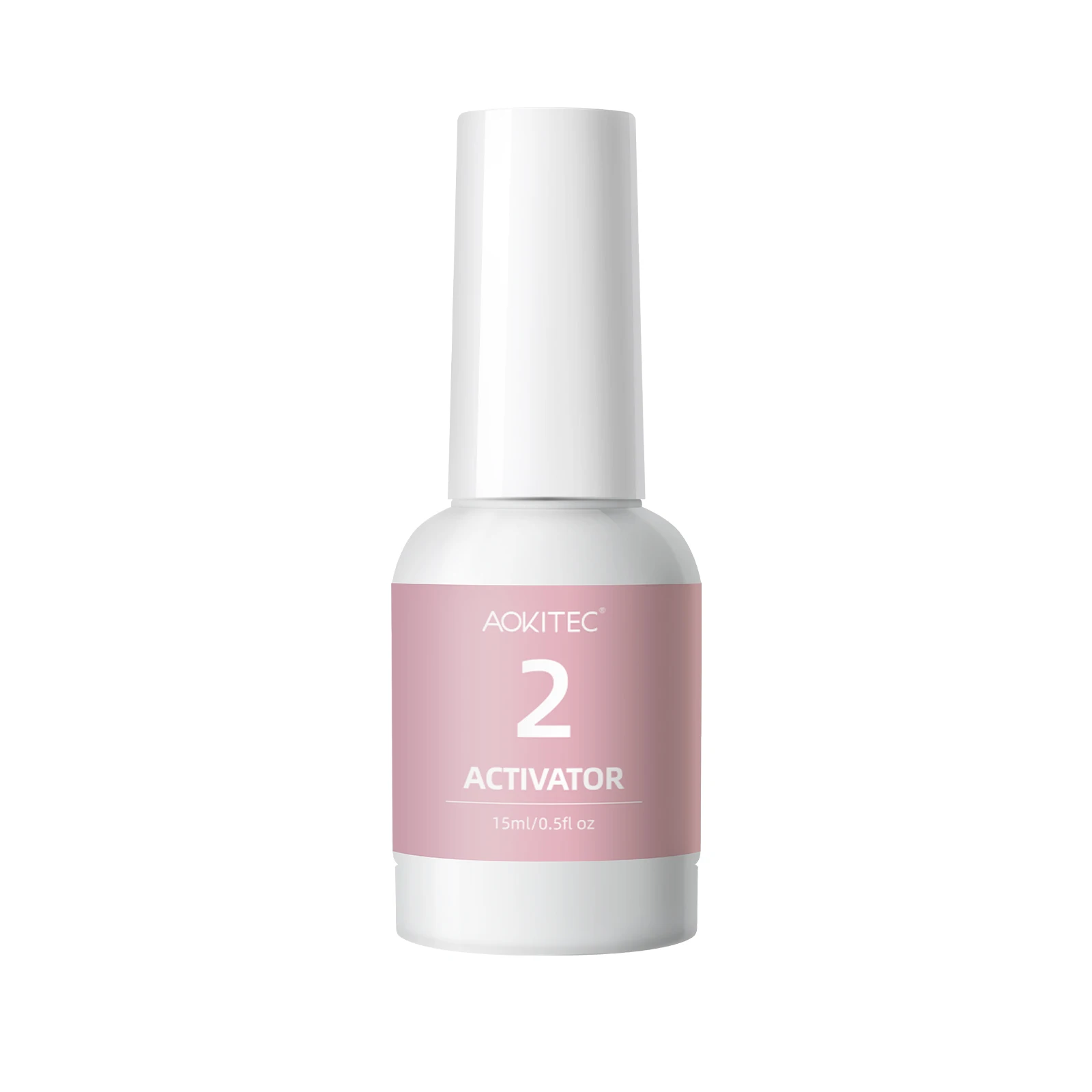 Aokitec Activator 15ML Nail Gel Glue 1PC Curing for Dipping Powder Function Gel Soak Off Varnish