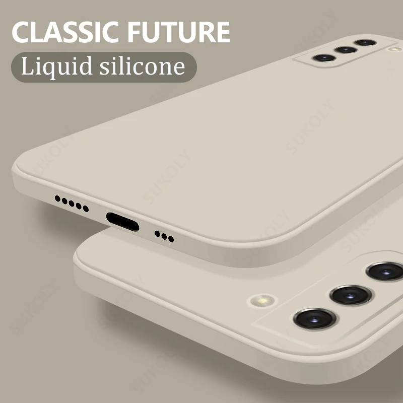 Premium Liquid Silicone Soft Phone Case - Durable TPU Protective Cover