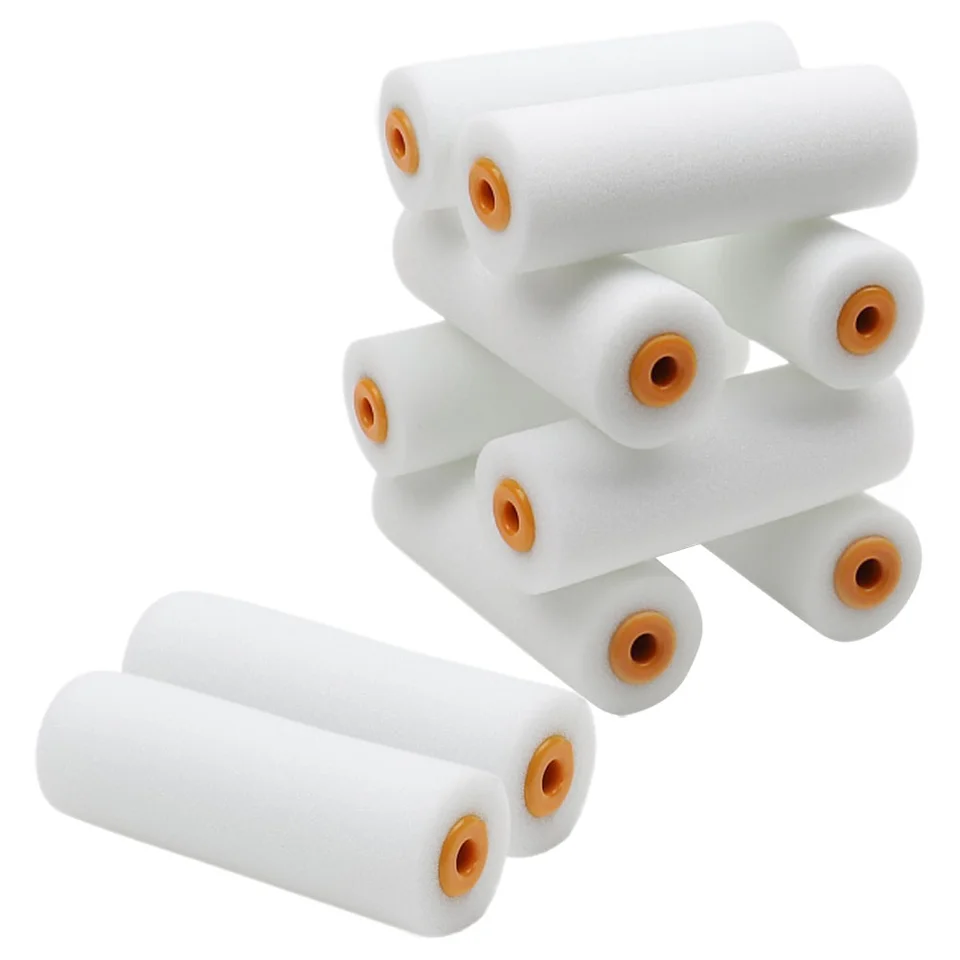 Kit Mini Rouleaux De Peinture Mousse 8 Pièces 2 Pouces Avec Plateau - Neuf
