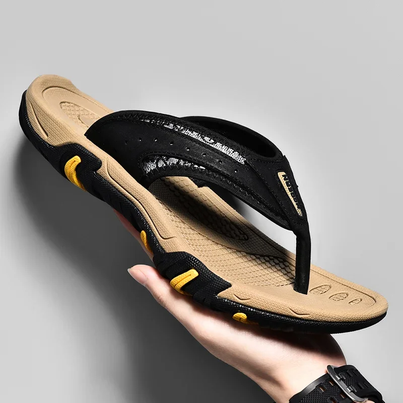 Men's Slippers & Flip-Flops Slippers Slippers Woven Shoes Walking Vintage Casual Beach main image 1