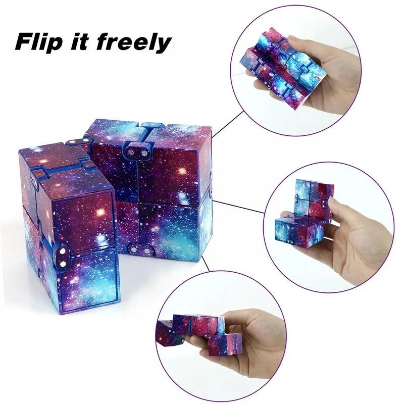 Infinity Magic Cube Starry Sky Square Puzzle Toys