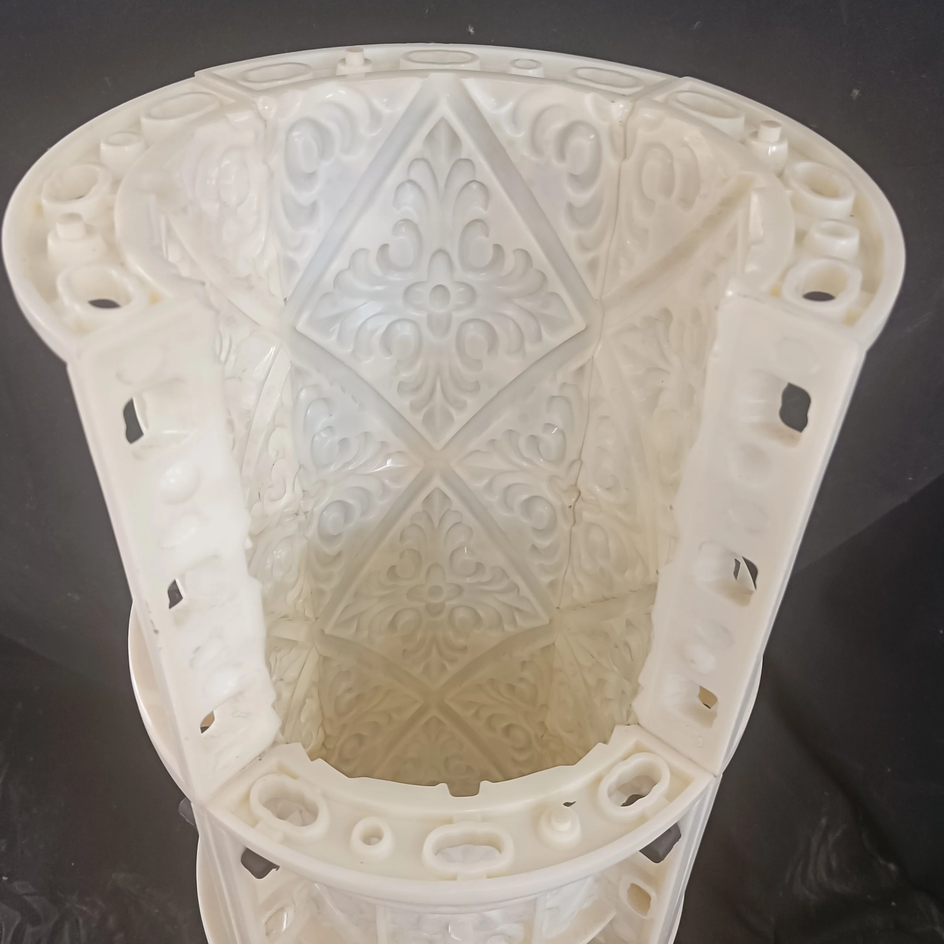 20 diameter Roman column rich flower carving pattern decoration European classical villa palace style decoration handmade DIY co 3
