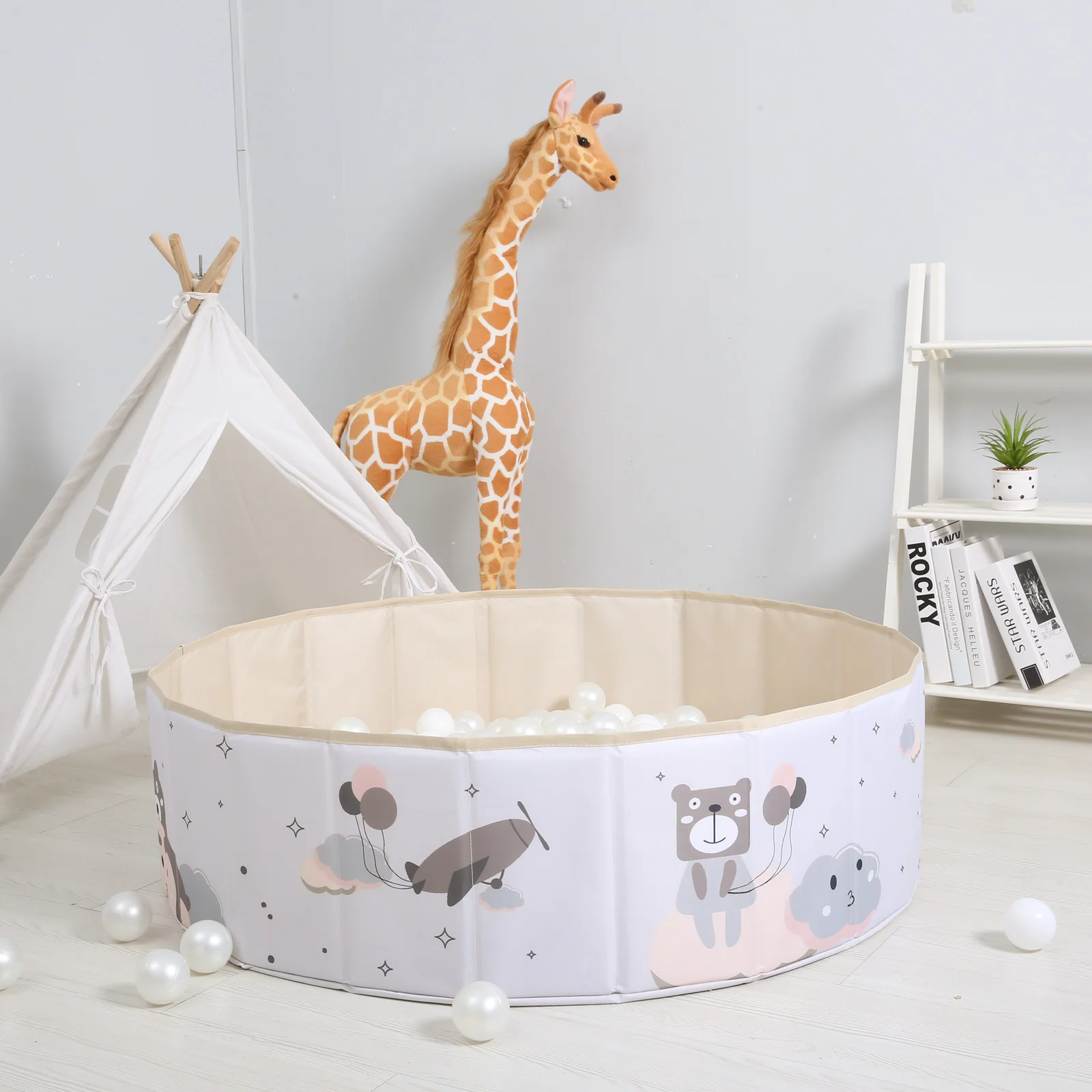 Ball Pits for Kids Toddlers Babies , Oxford Cloth Portable & Foldable Ball Pool Indoor Outdoor (Balls Not Included) 2