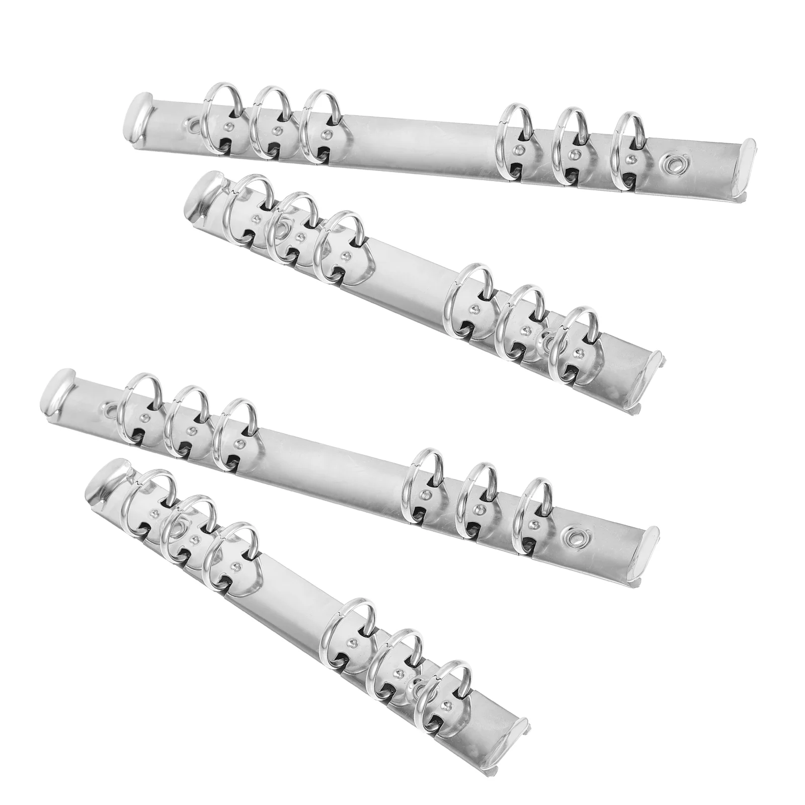 

Ipetboom Binder Inserts Metal A5 Notebook 6-Ring Binder Mechanism Replacement Kit Loose Leaf Binding Spines Inserts