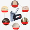 Upholstery Staple Gun Heavy Duty 3-in-1 Stapler Gun 600Pcs Staples Manual Nailer Adjustment Stapler Gun for Crafts Carpentry DIY 2
