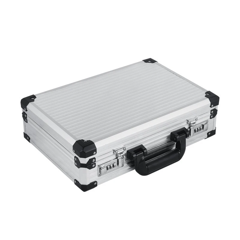 Portable Tool Storage Suitcase Aluminum Safety Instrument Protective Box Professional Hardware Repair Tools Organizer Boxes 3
