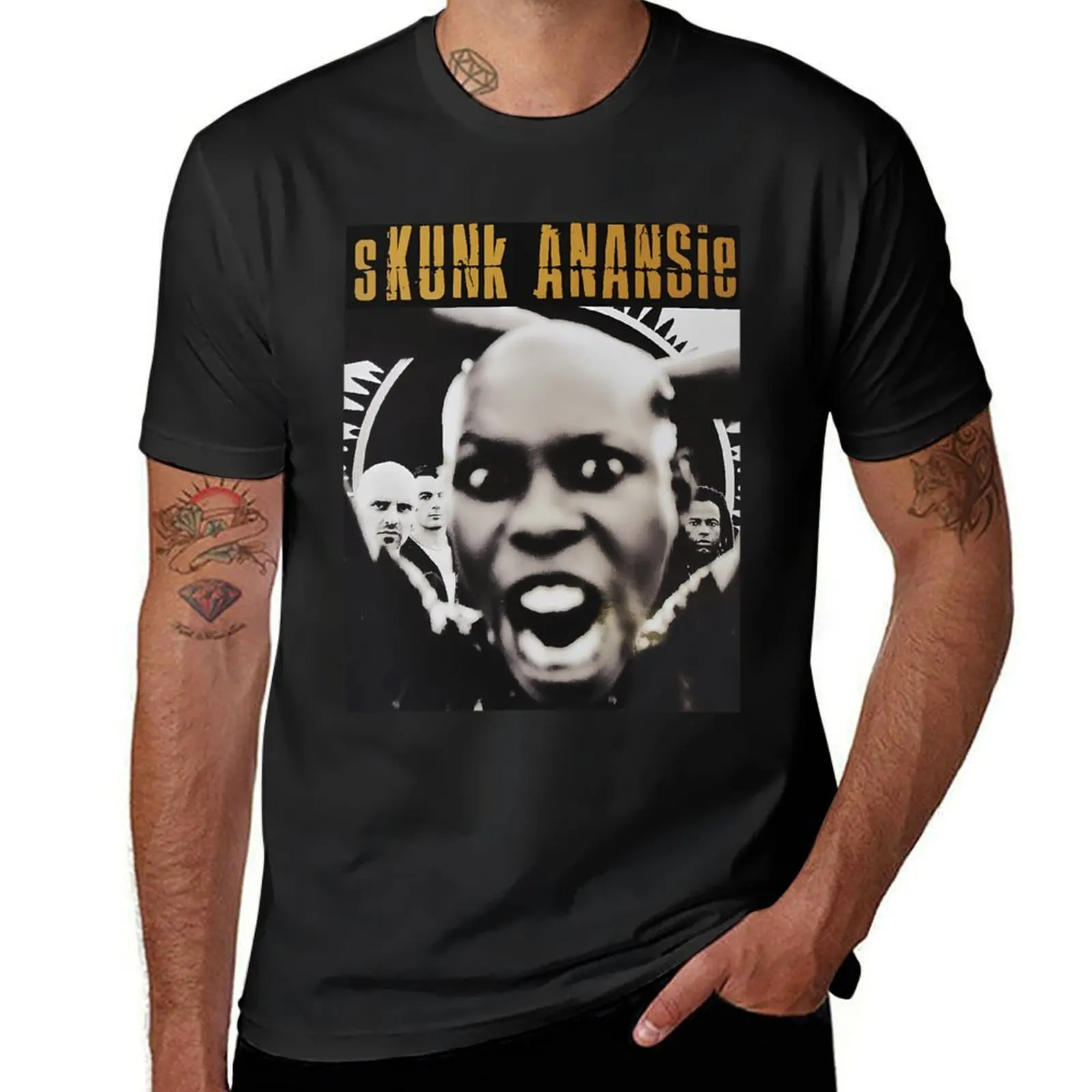 

Skunk Anansie T-Shirt sweat customs design your own men workout shirt