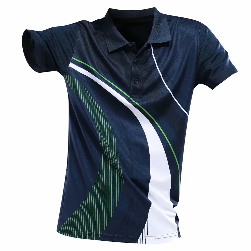 Sports Clothes Quick Drying Table Tennis Clothes Men Shirt T-shirt Printing Badminton Uniforms Summer Running sports Suit