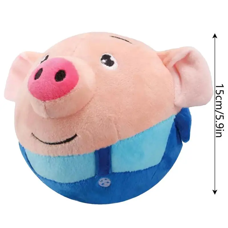 Pet Bouncing Jump Doll Kids Toys Funny Talking Animal Doll Cat Dog Toys Singing Bouncing Pig Electric Plush Toy Children Gifts