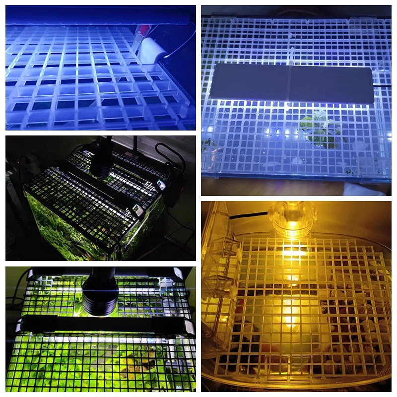 Fish Tank Isolation Plate Upper Cover Net Bottom Filter Grid Bracket Filter Plate Divider Aquarium Cover Accessories aquarium accessories aquarium divider board