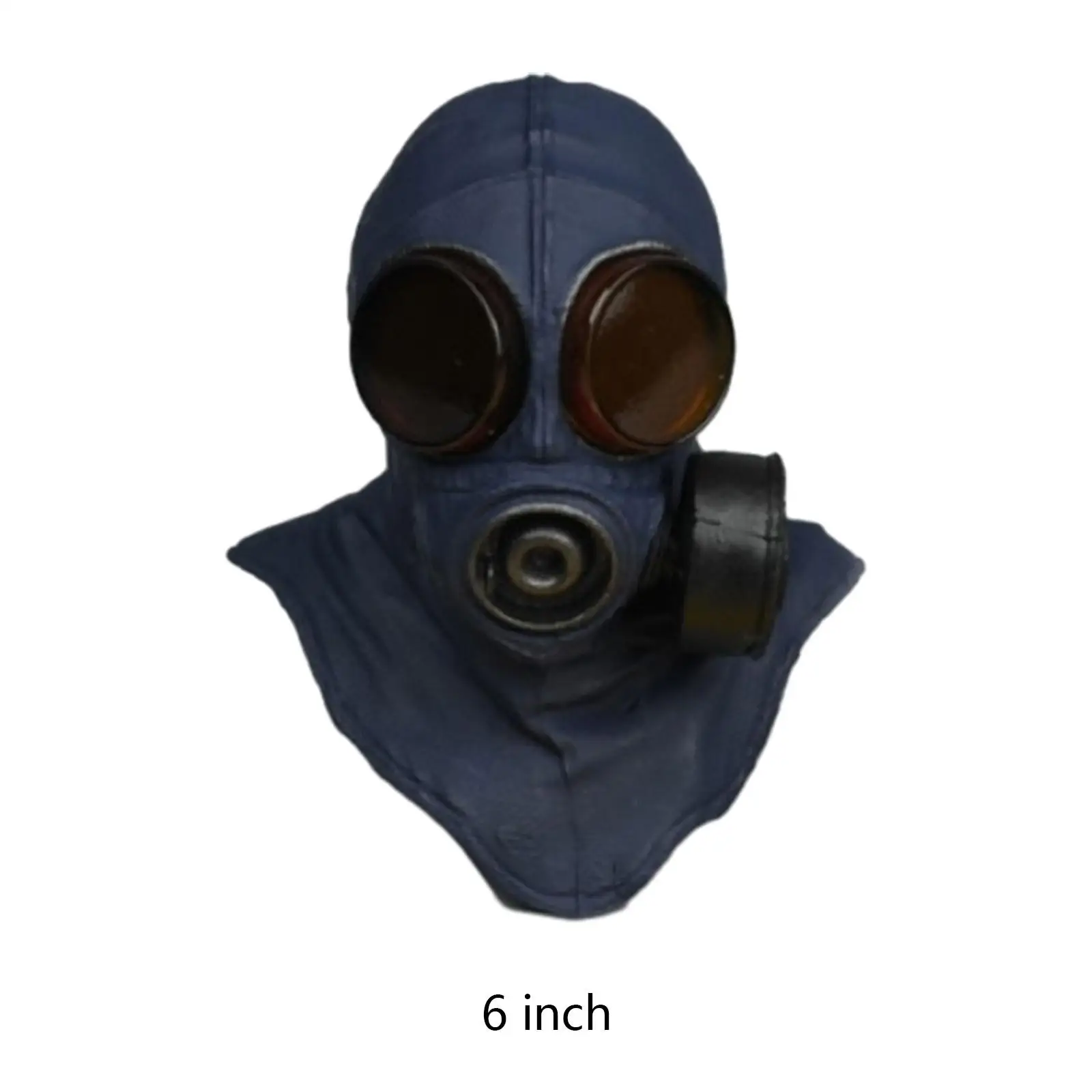 

1:12 Soldier Mask Model Easy to Match Strong Handmade Durable for 6inch Male Soldier Figures Cosplay Accessory Body Costume