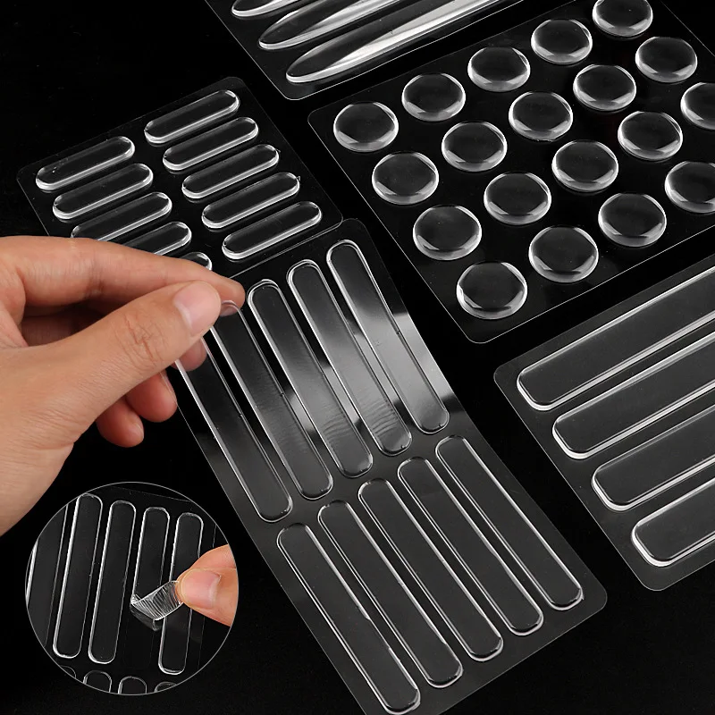 Silicone Self Adhesive Pads Refrigerator Anti-collision Strip Door Stopper Cabinet Bumpers Wall Protector Pad door stopper silicone door stopper door stopper bumpers silicone rubber bumpers