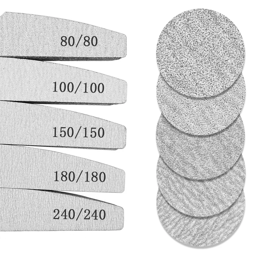 5pcs Double-Sided Nail Files