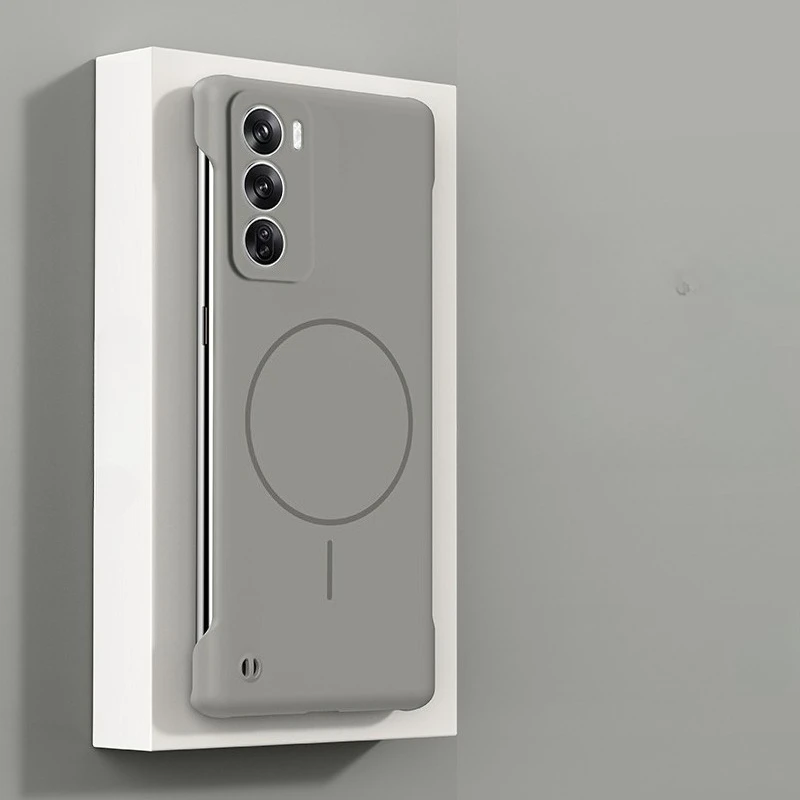 Sleek Frameless Magnetic Case with Matte Finish