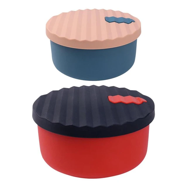 Technique Silicone Collapsible 6-Cup Muffin Pan w/Carry Lid 