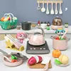 Kids Play Kitchen Set, Pretend Play Cooking Toys Set, Kitchen Toys Playset For Toddlers, Toy Pots And Pans For Kids Kitchen 6