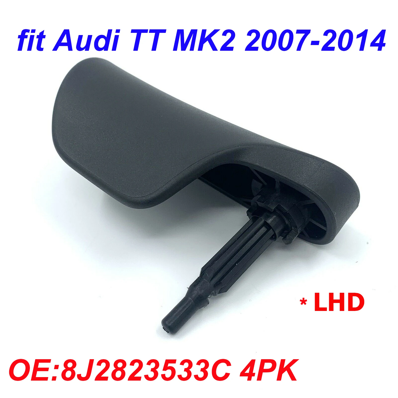 Genuine Audi TT MK2 2007-2014 Bonnet Release Handle RHD 8J2823533C4PK Auto Hood Release Handle Replacement Parts Hood Latch Handle Set