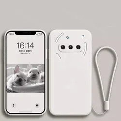 Premium Liquid Silicone Protective Soft Cover with Screen Film for Nothing Phone 3A (White)