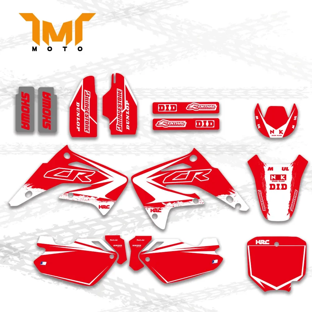 TMT Graphics & background Decal Sticker Kit for Honda CR85R CR85 LIQUID Cooled 2 Strokes 2003 - 2012 2005 2007 2010 CR 85 85R hlmt motorcycle graphics backgrounds decal sticker kit for honda crf250x crf 250x 4 strokes 2004 2012 2006 2007 2008 2009 2010