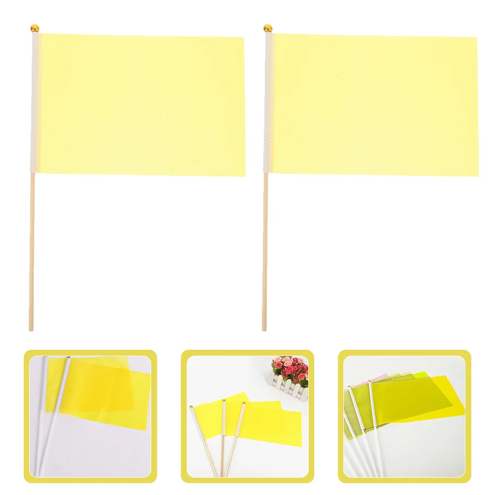 

25pcs Hand Waving Small Flags Colored Hand Flags Mini Handheld Colorful Flags Parade Waving Flags