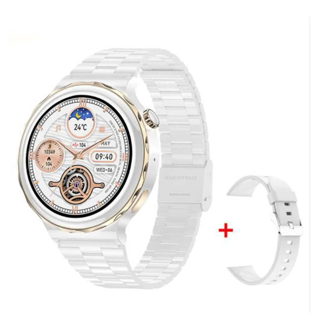 

2023 New Fashion Smart Watch For Women Female Bluetooth Call NFC Heart Rate Information Push Smart Bracelet Sports Watch