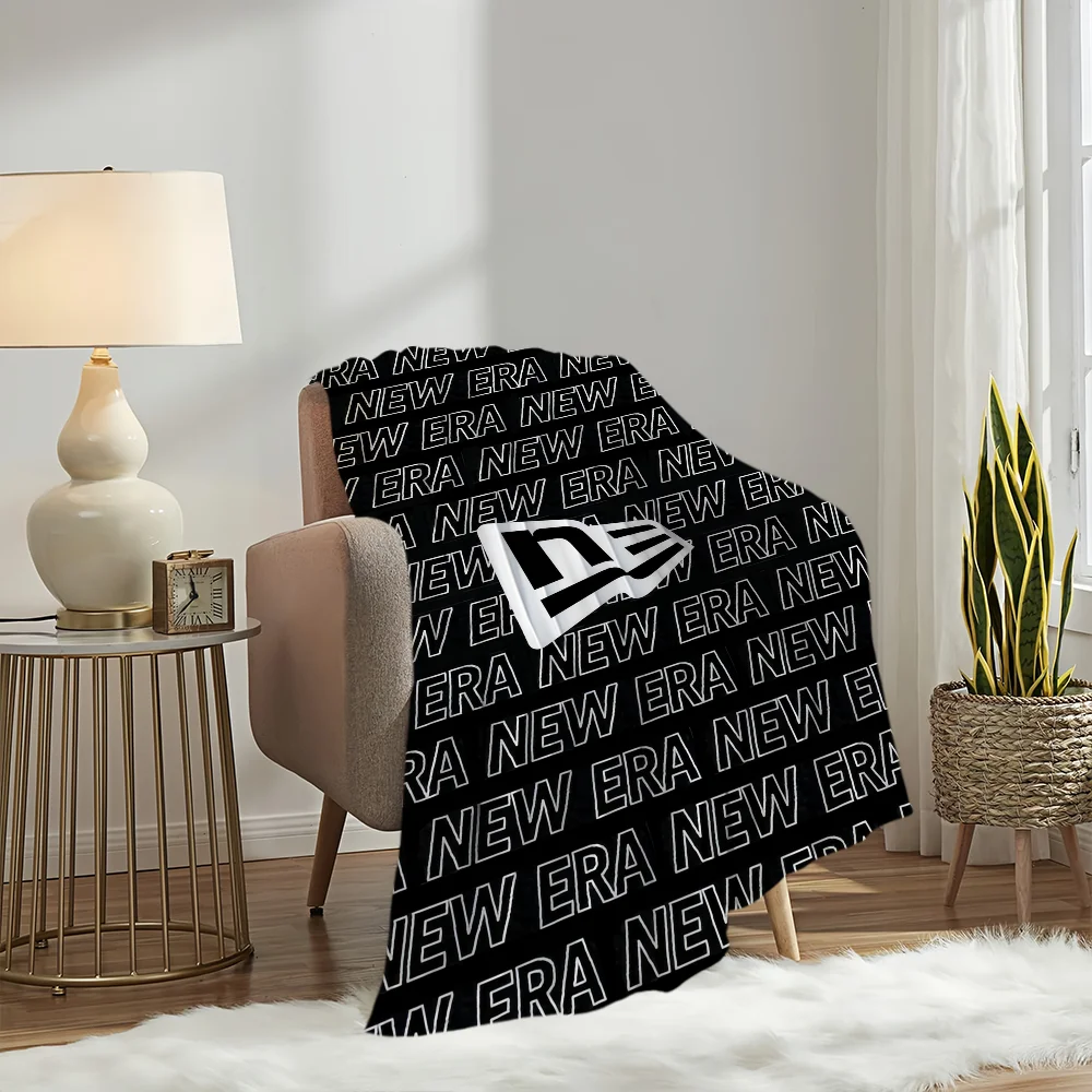 Brand Logo Blanket Plush Nap Sofa rug for Living Room N-New-S Warm Office E-Era-s Bedroom Birthday Home Travel Kid Gifts 2