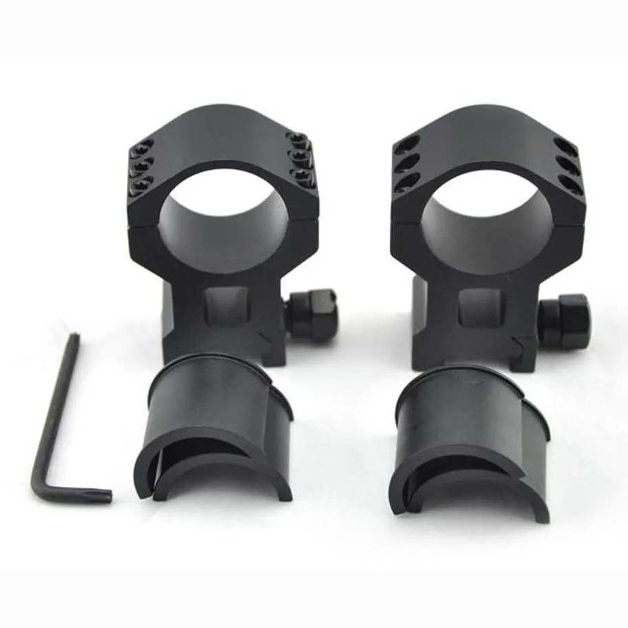 25.4mm 30mm 35mm Aluminum Rifle Scope Picatinny Mount Ring For .223 .308 .50 Cal Hunting 11mm 21mm Dovetail Mount Visionking