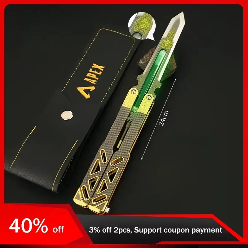 

24cm Apex Legends Heirloom Octane Knife Toy Update No Terra Plusultra Game Peripheral Weapon Model Training Toy Gifts Boy