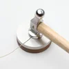 Stainless Steel Round Head Hammer Mini Wooden Professional Hand Tool High-grade Goldwork Jewellery Leather Gold Hammer Tools 1