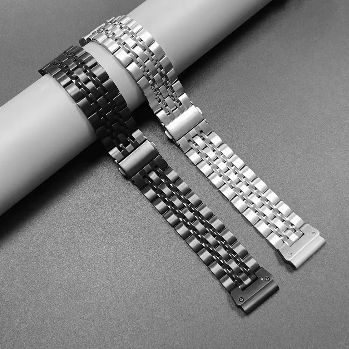 Premium Stainless Steel QuickFit Metal Strap - 26mm/22mm Watch Band Bracelet