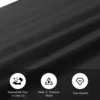 Black Rectangular Tablecloth - 54 x 108 inches - Disposable Tablecloths for Meals, Parties and other Occasions 4