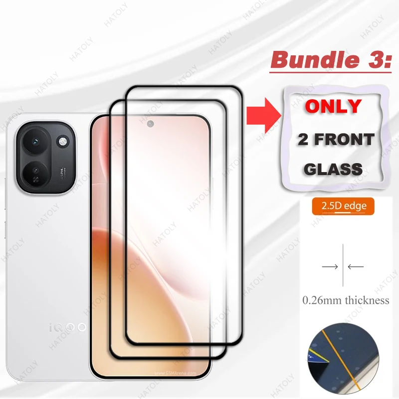 Premium Glass Screen and Camera Lens Protector with Black Edge