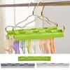 Plastic Hanger Drying Rack Towel Hanger Multiple Purpose Non-slip Clothes Sock Underwear Bra Clip Peg Household Windproof 4