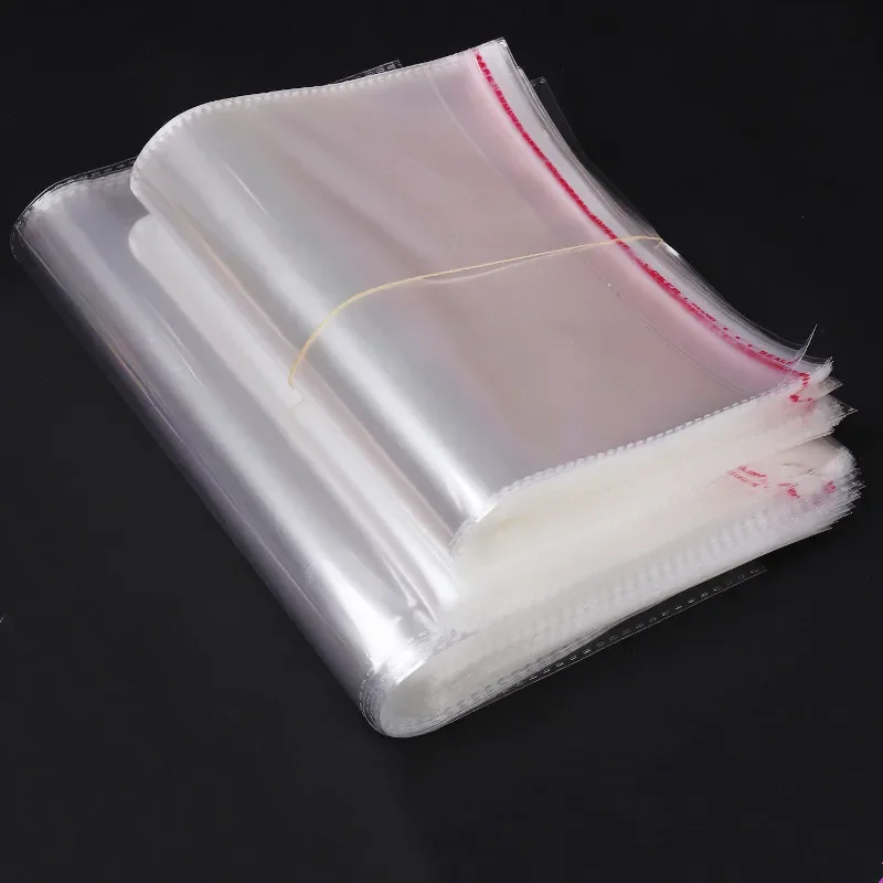 0.05mm OPP Self-adhesive Plastic Bag Clothing Packaging Sealable Clear Cellophane Thin Package Shirt Bag Factory wholesale 6