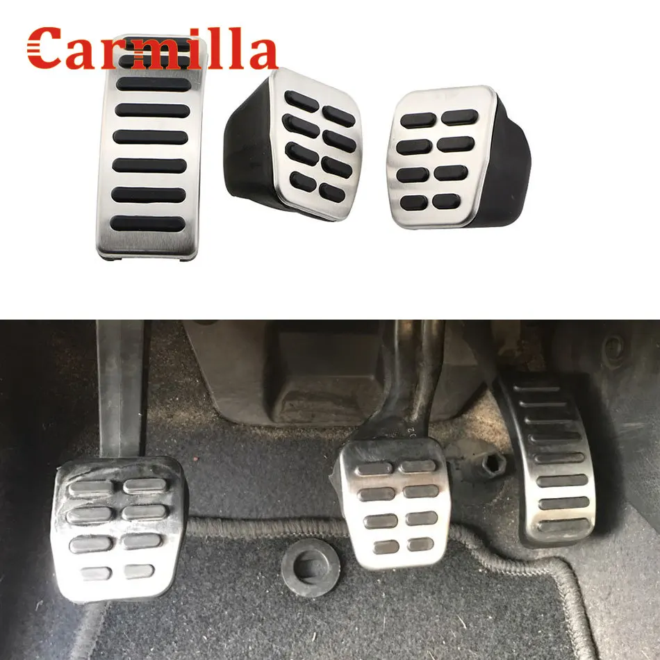 Car Gas Brake Pedals 1 Set for VW Polo 6N 1996-1999 6N2 2000-2002 9N / 9N3 2002-2009 6R 2009-car accessories car pedals