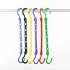 Space Saving Storage Hangers Multifunction Plastic Clothes Racks Rotary Organizer Hangers 5 Hole Magic Closet Wardrobe Organizer 4
