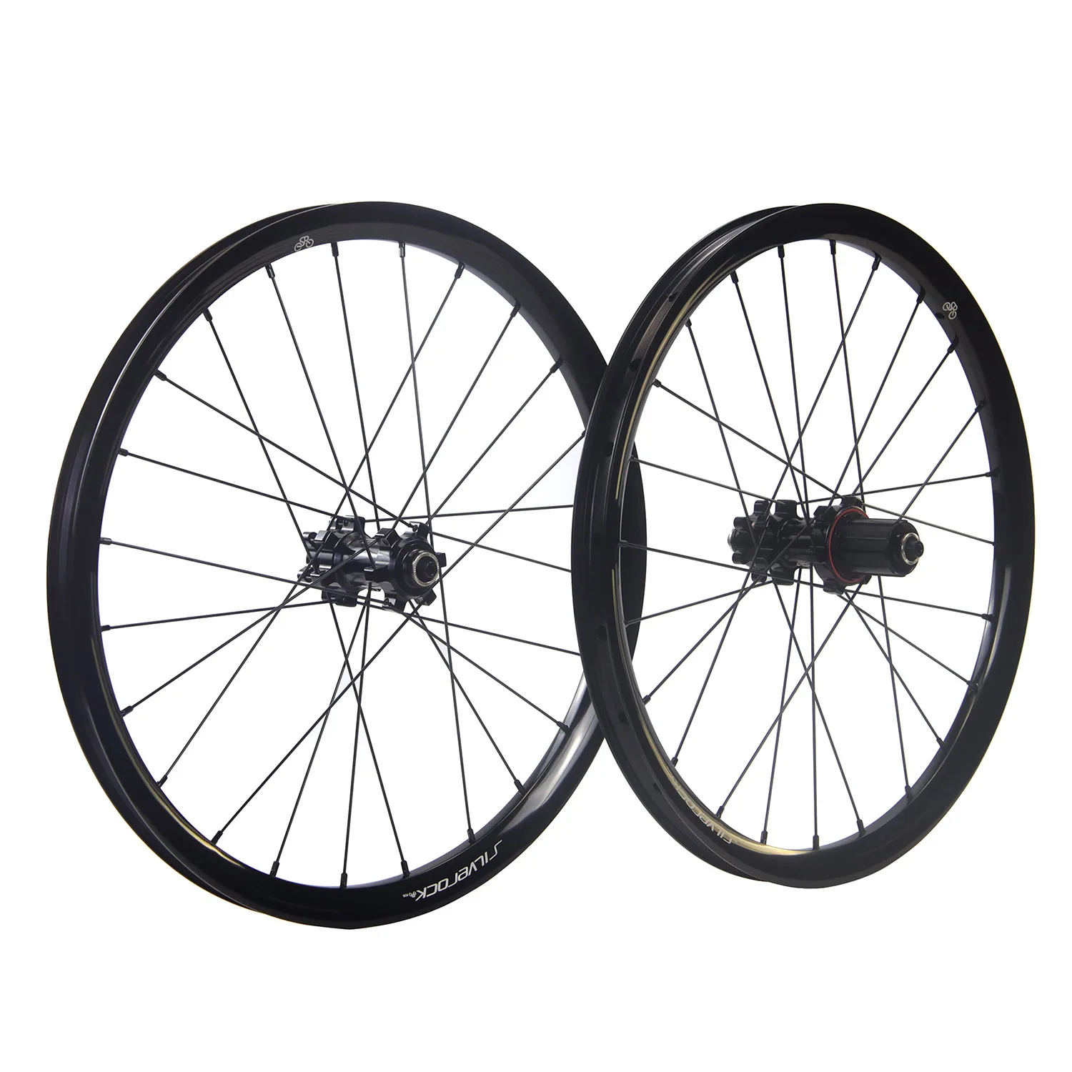 SILVEROCK TL-21 Legierungsscheibenräder 18 Zoll 355 20 Zoll 406 breiter Reifen flach max. 11 Geschwindigkeit für K3 Plus Faltrad MiniVelo Laufradsatz – Detail 18