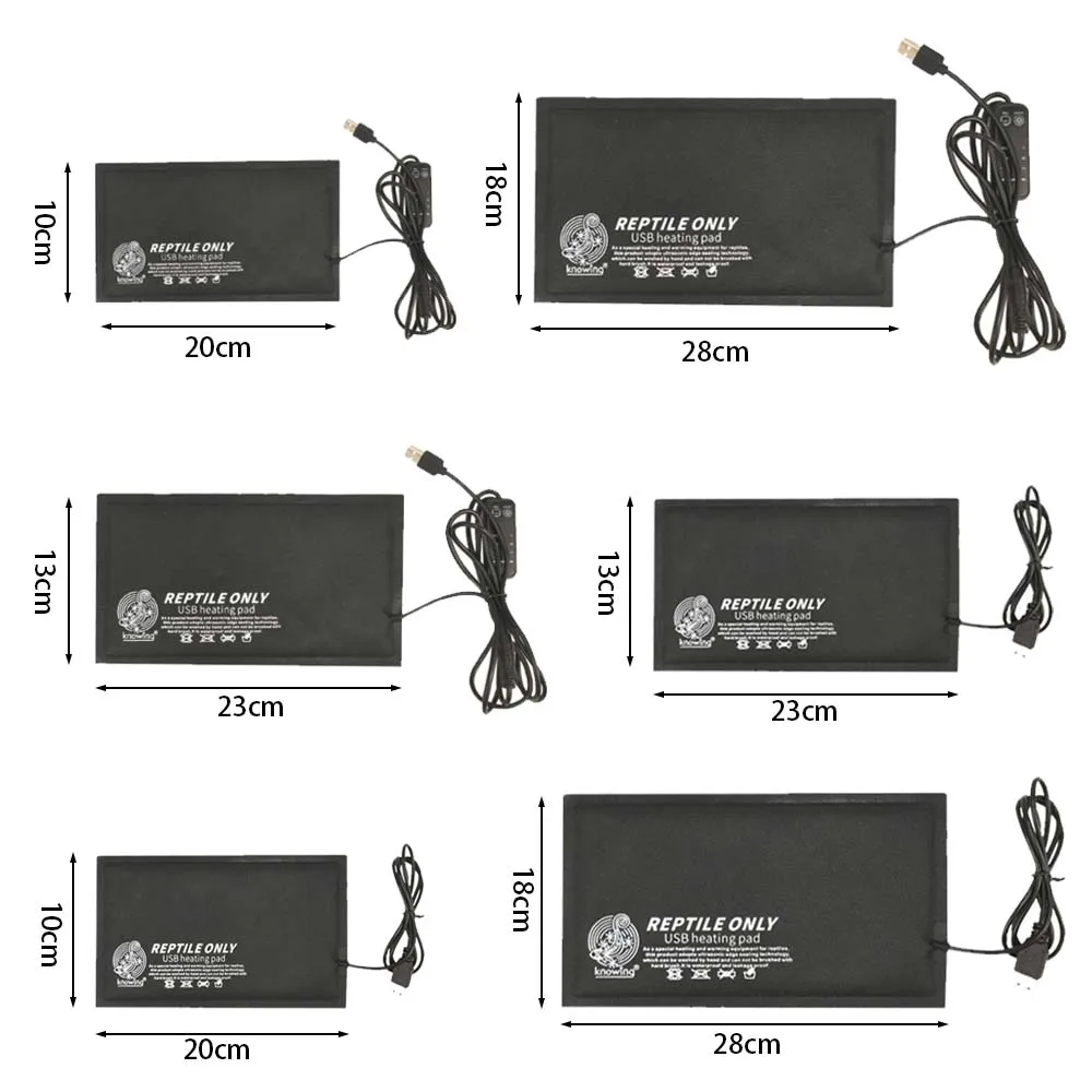 Термоковрик USB для рептилий, Террариум для ящерицы с регулировкой  температуры, нагревательный коврик для маленьких животных, змеи, черепахи,  медвежьих вещей | AliExpress