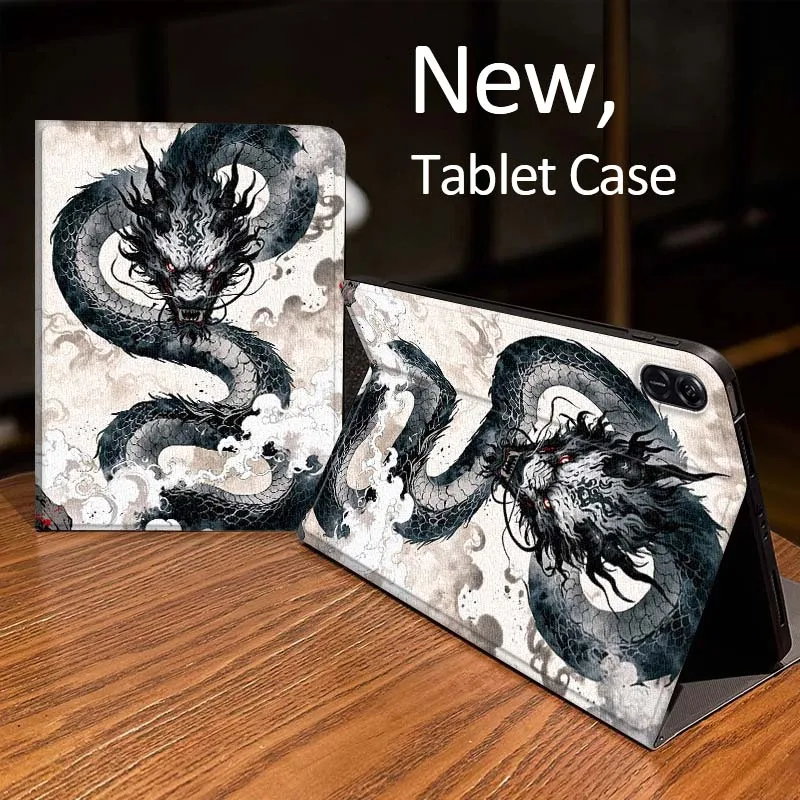 Stylish Anime Dragon Tablet Case - Fashionable Protective Cover