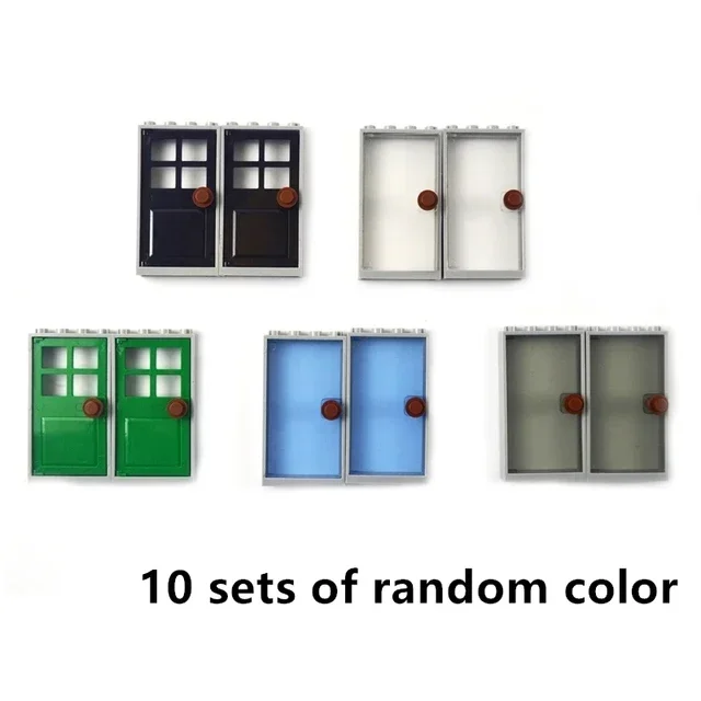MOC City Friends House with DIY Building Accessories and Garden Features