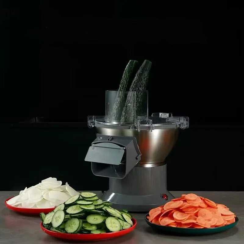 Commercial Potato Shredder, Small Carrot Slicer, Directional Vegetable Cutter, Potato Shredder, Electric Garlic Slicer 2