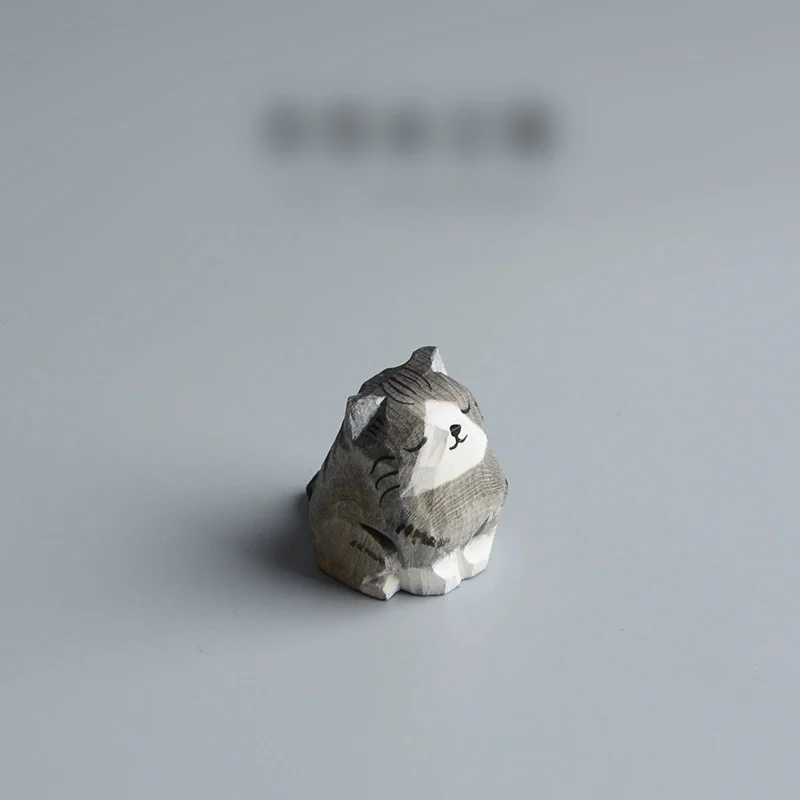 Portachiavi Gatto in Legno - varie razze (semplice anello) 11 Portachiavi Gatto in Legno - varie razze (semplice anello) - immagine 7